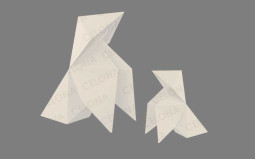 STATUE ORIGAMI OISEAU COCOTTE