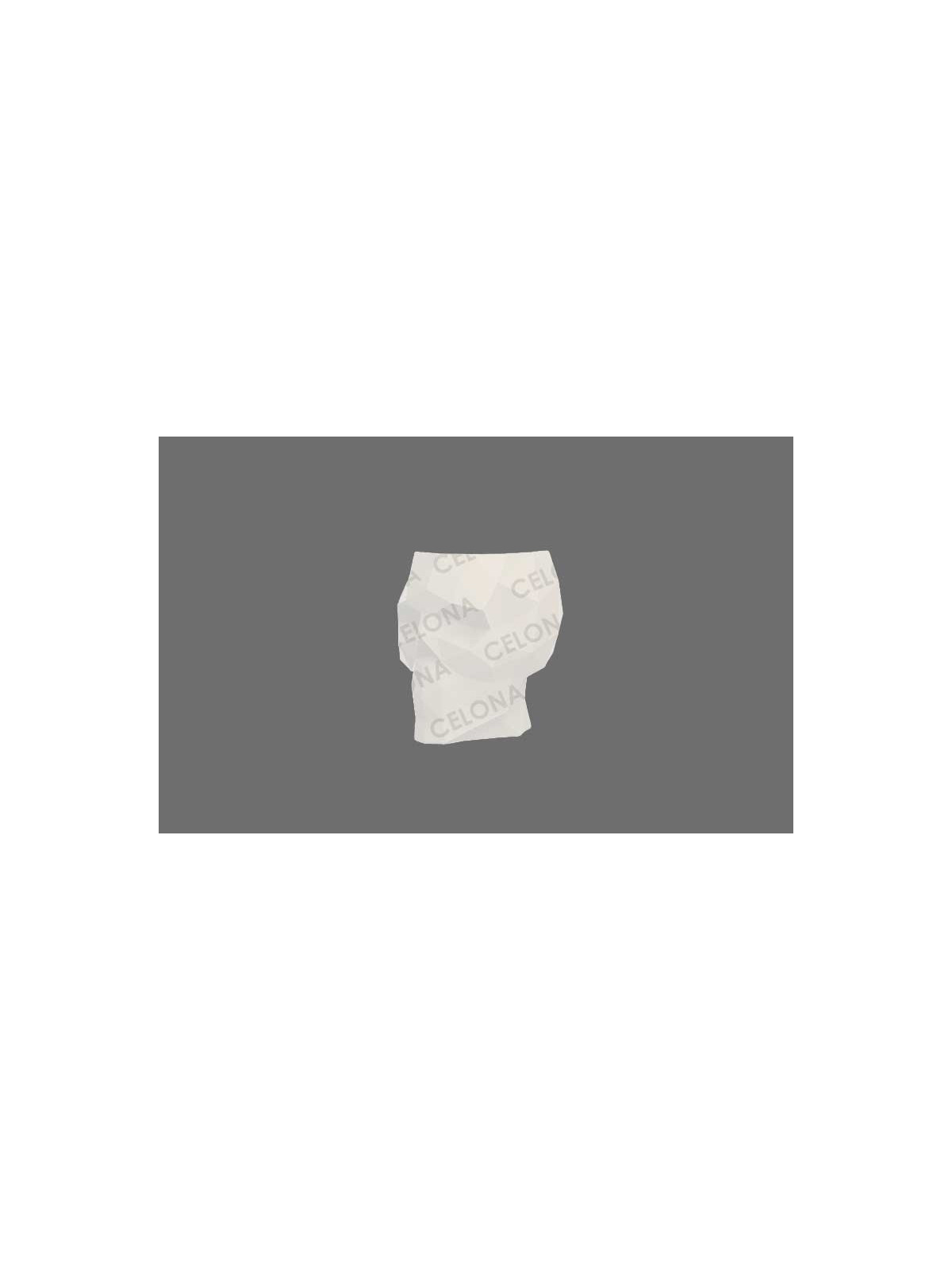 TABOURET ORIGAMI SQUELETTE 
ASSISE DESIGN ET MODERNE POUR ESPACE DE REPOS INTÉRIEUR ET EXTÉRIEUR