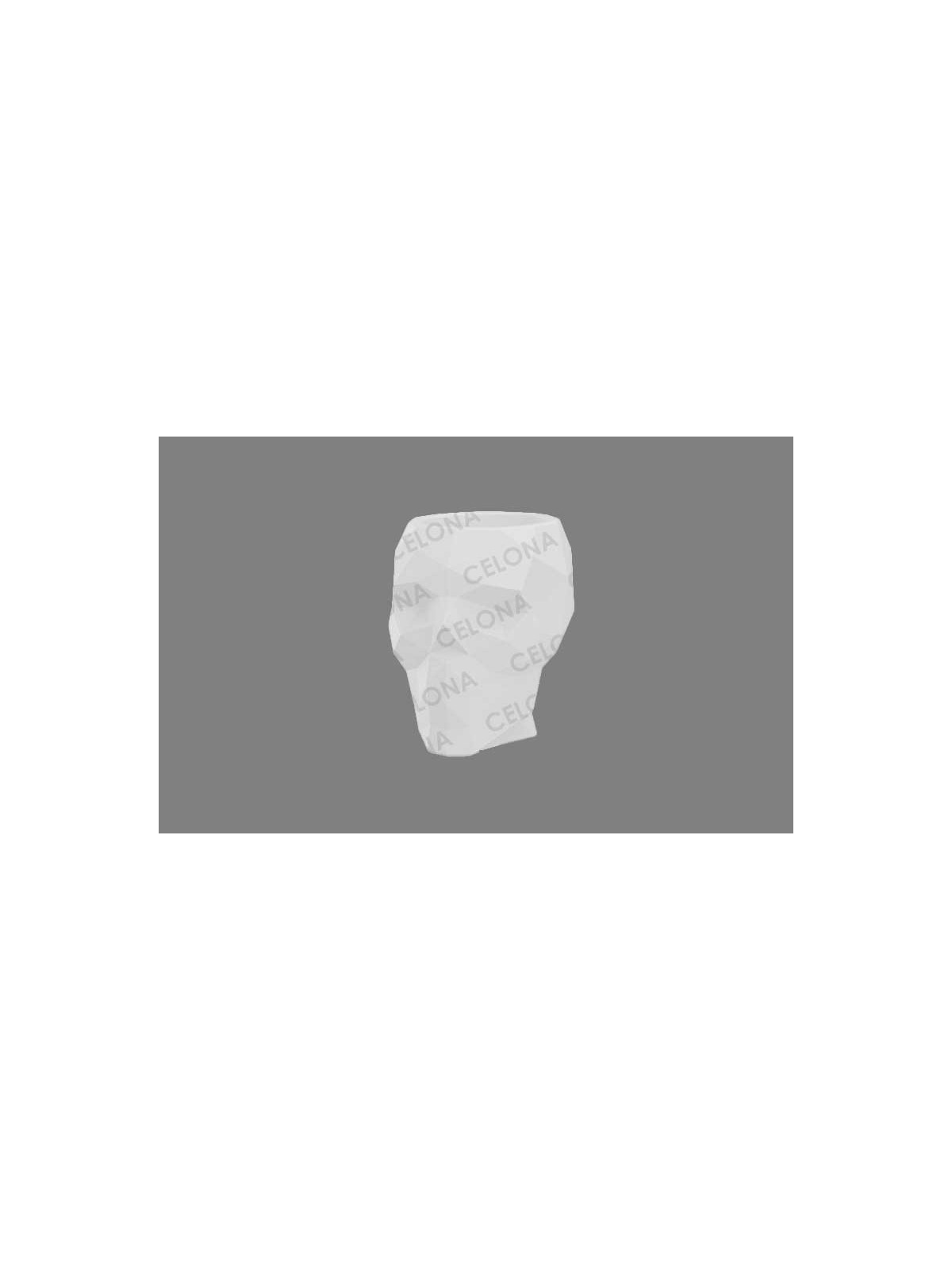 MINI POT ORIGAMI SQUELETTE 
POT DE FLEUR EN POLYETHYLENE DESIGN 
BAC A FLEUR INTERIEUR EXTERIEUR