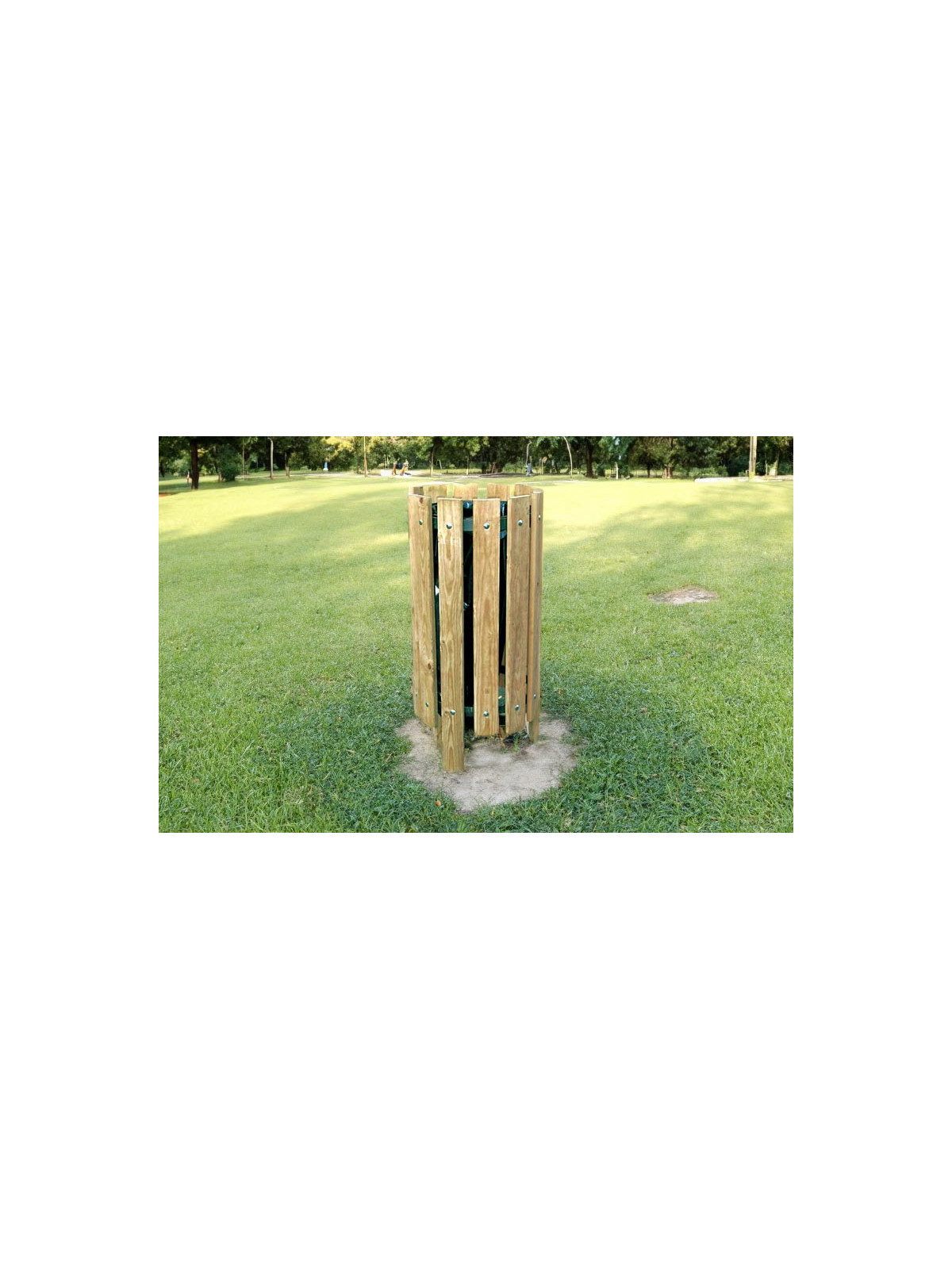 CORBEILLE EN BOIS LAURINE 100 L SANS COUVERCLE