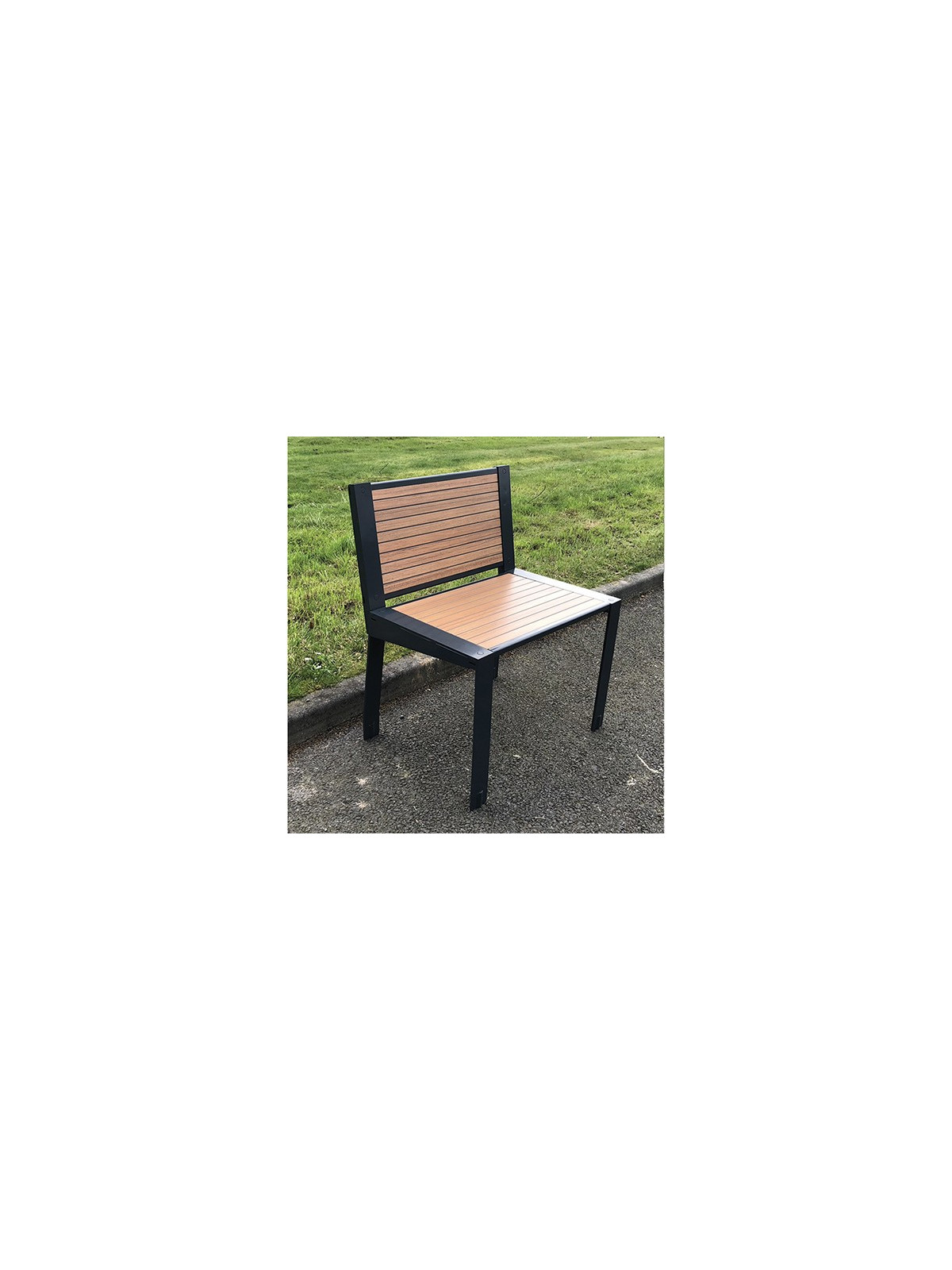 FAUTEUIL EXTERIEUR ACIER ET BOIS COMPACT
CHAISE AVEC OU SANS ACCOUDOIRS
MOBILIER COLLECTIVITÉ POUR ESPACE PUBLIC