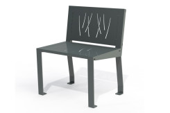 FAUTEUIL EXTERIEUR LISERON TOUT ACIER
MOBILIER URBAIN ACIER ESPACE PUBLIC
CHAISE URBAINE POUR COLLECTIVITÉ