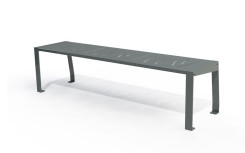 BANQUETTE LISERON TOUT ACIER
BANC EXTÉRIEUR PUBLIC EN ACIER 
BANQUETTE POUR COLLECTIVITÉ ET ESPACE URBAIN