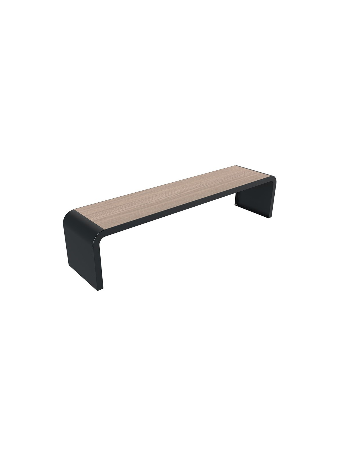 BANQUETTE BOIS COMPACT ET ACIER CLEVELAND
BANC SANS DOSSIER MODERNE POUR ESPACE URBAIN PROFESSIONNEL