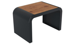TABOURET CLEVELAND ACIER ET COMPACT
ASSISE SIMPLE INTÉRIEUR EXTÉRIEUR DESIGN ET TENDANCE