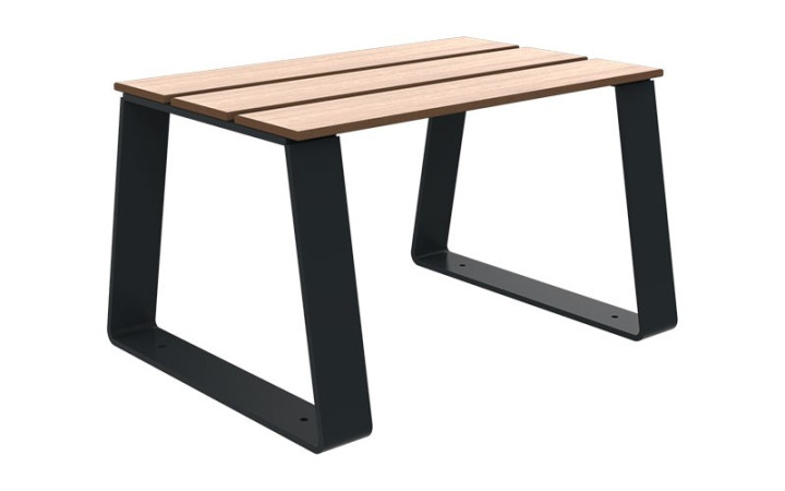 TABOURET ACIER ET BOIS COMPACT
SIÈGE URBAIN POUR ESPACE PUBLIC
ASSISE SIMPLE NATUREL ET RECYCLABLE POUR COLLECTIVITÉ