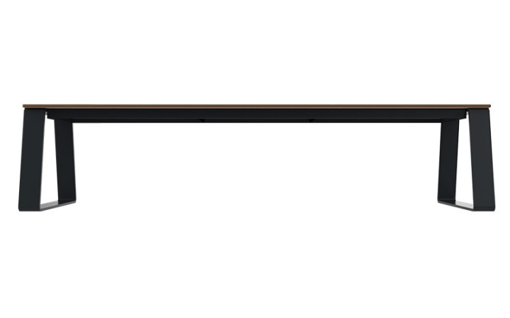 BANQUETTE DESIGN URBAINE KIMI
BANC EXTERIEUR MODERNE POUR COLLECTIVITÉ 
MOBILIER URBAIN EN ACIER ET BOIS COMPACT