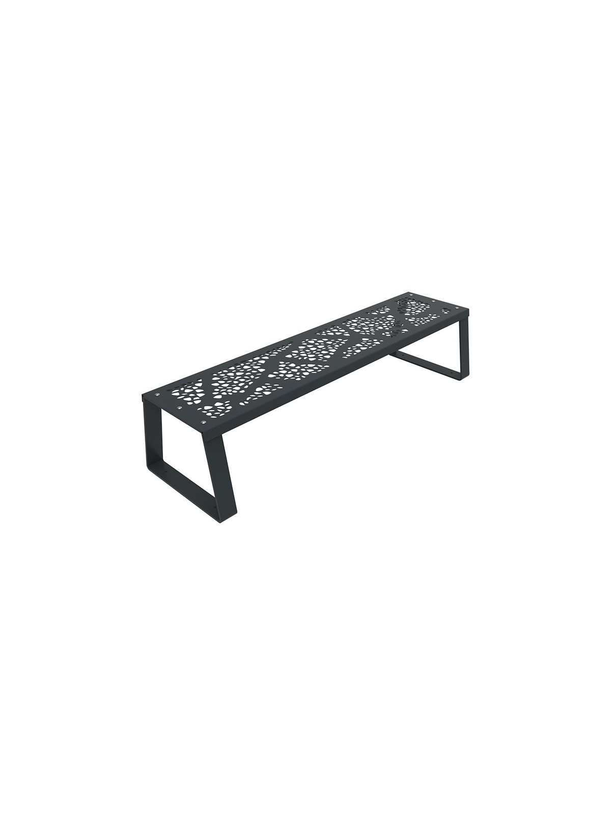 BANQUETTE ACIER DESIGN OBY DECOUPE LASER
MOBILIER URBAIN MODERNE POUR ESPACE PUBLIC
BANC PUBLIC SANS DOSSIER EN ACIER