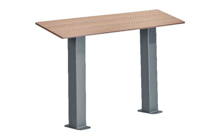 ASSIS DEBOUT TANNE ACIER ET BOIS COMPACT
MOBILIER URBAIN POUR ARRÊT DE BUS OU ESPACE PUBLIC
ASSIS DEBOUT DESIGN ET MODERNE