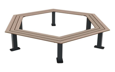 BANQUETTE VINI EN ACIER ET BOIS COMPACT
MOBILIER URBAIN ENTOURAGE D'ARBRE MODERNE ET DESIGN
