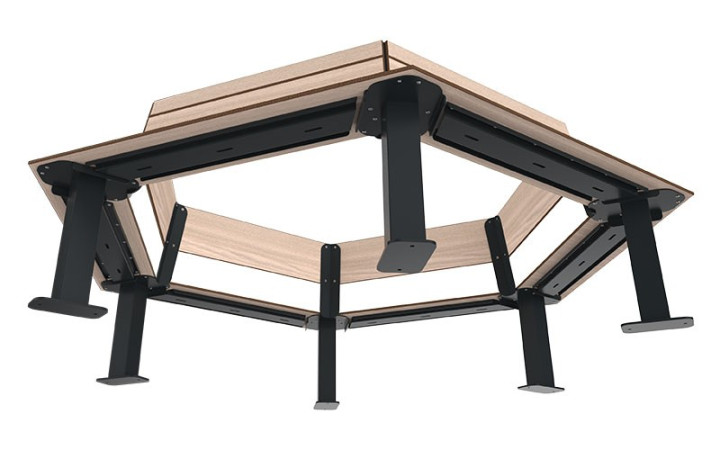 BANC D'ENTOURAGE D'ARBRE VINI CONFORTABLE ET MODERNE
MOBILIER URBAIN POUR LES ESPACES VERTS PUBLICS DE LA COLLECTIVITÉ