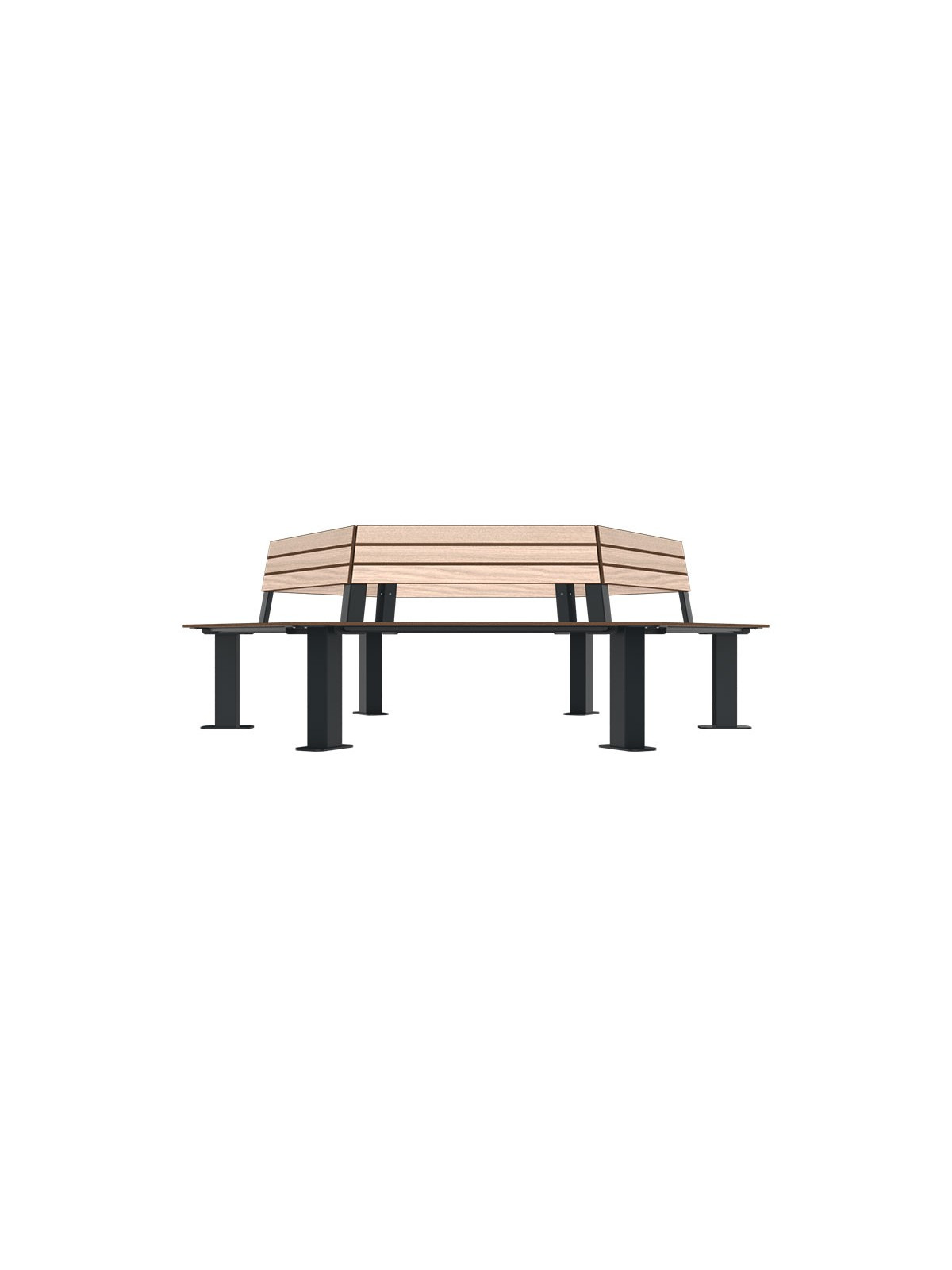 BANC D'ENTOURAGE D'ARBRE VINI CONFORTABLE ET MODERNE
MOBILIER URBAIN POUR LES ESPACES VERTS PUBLICS DE LA COLLECTIVITÉ