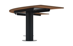 BANQUETTE MODULAIRE KAA ACIER ET COMPACT
BANQUETTE COURBE POUR COURS D’ÉCOLE ET ESPACE PUBLIC
MOBILIER URBAIN MODULAIRE