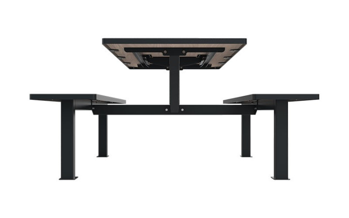 TABLE DE PIQUE NIQUE THALA ACIER ET BOIS COMPACT
MOBILIER URBAIN DESIGN ET MODERNE POUR RESTAURATION RAPIDE OU TERRASSE