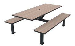 TABLE DE PIQUE NIQUE THALA ACIER ET BOIS COMPACT
MOBILIER URBAIN DESIGN ET MODERNE POUR RESTAURATION RAPIDE OU TERRASSE