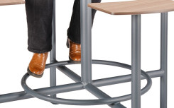 TABLE HAUTE MANGE DEBOUT KODA ACIER ET BOIS COMPACT POUR PROFESSIONNEL
MOBILIER URBAIN DESIGN EN METAL ET BOIS COMPACT