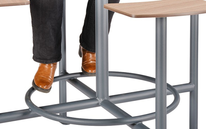 TABLE HAUTE MANGE DEBOUT KODA ACIER ET BOIS COMPACT POUR PROFESSIONNEL
MOBILIER URBAIN DESIGN EN METAL ET BOIS COMPACT