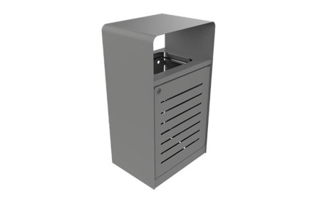 CORBEILLE MURALE SOLANDO ACIER 40 L
POUBELLE EXTÉRIEURE MÉTAL POUR ESPACE PUBLIC