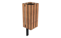 CORBEILLE CARREE TYREL EN ACIER ET BOIS COMPACT 50 L
POUBELLE CARRÉE POUR ESPACE URBAIN COLLECTIVITÉ