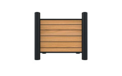 JARDINIÈRE URBAINE CARRÉE EREN ACIER ET BOIS COMPACT
BAC A PALMIER DESIGN ET MODERNE EREN ESPACE PUBLIC