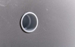 Jardinière carrée EREN acier bois compact, Bac à palmier collectivité