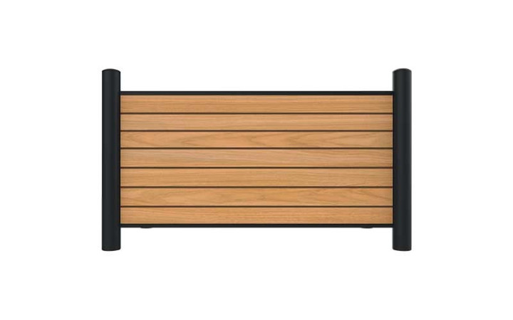 JARDINIÈRE RECTANGLE EREN ACIER ET BOIS COMPACT
FLEURISSEMENT URBAIN DE LA COLLECTIVITÉ
BAC A FLEUR MODERNE ESPACE PUBLIC