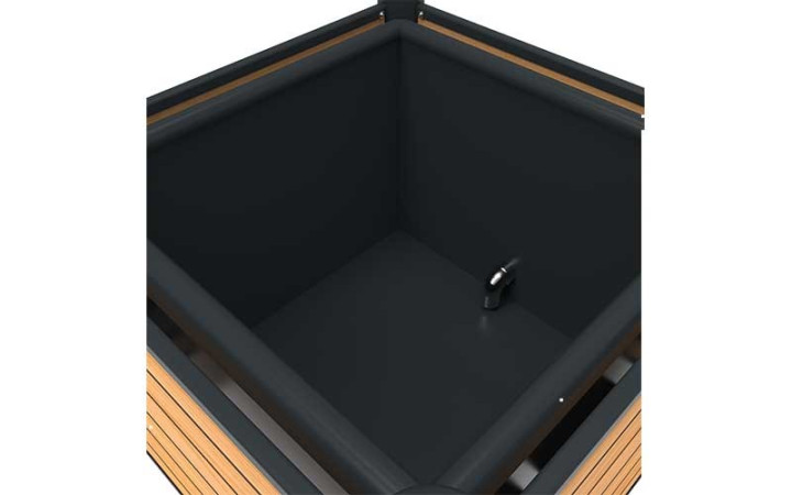 JARDINIÈRE RECTANGLE EREN ACIER ET BOIS COMPACT
FLEURISSEMENT URBAIN DE LA COLLECTIVITÉ
BAC A FLEUR MODERNE ESPACE PUBLIC