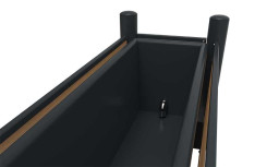 JARDINIÈRE RECTANGLE EREN ACIER ET BOIS COMPACT
FLEURISSEMENT URBAIN DE LA COLLECTIVITÉ
BAC A FLEUR MODERNE ESPACE PUBLIC