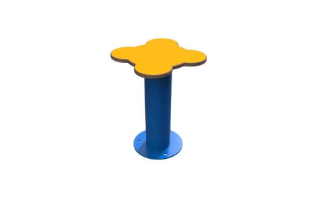 TABOURET EXTÉRIEUR LUDIQUE EN FLEUR PETIOT ACIER ET BOIS COMPACT
MOBILIER URBAIN POUR ÉCOLE