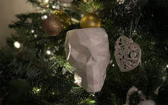 MINI POT ORIGAMI SQUELETTE 
POT DE FLEUR SKULL EN POLYÉTHYLÈNE DESIGN 
BAC A FLEUR INTÉRIEUR EXTERIEUR