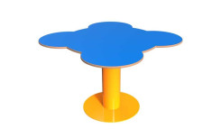 TABLE POUR ENFANT PETIOT EN ACIER ET BOIS COMPACT
MOBILIER EN FORME DE FLEUR POUR ESPACE INTÉRIEUR EXTÉRIEUR DÉDIÉS AUX ENFANTS