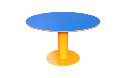 TABLE EXTÉRIEUR INTÉRIEUR RONDE PETIOT ACIER ET BOIS COMPACT
MOBILIER POUR ENFANT LUDIQUE ET DESIGN