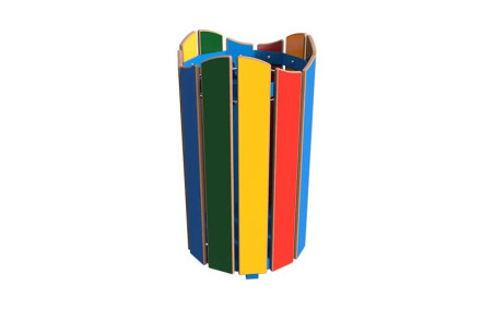 CORBEILLE DE DÉCHET RONDE PETIOT 40 L ACIER ET BOIS COMPACT HPL
CORBEILLE EXTÉRIEURE DESIGN POUR ENFANT