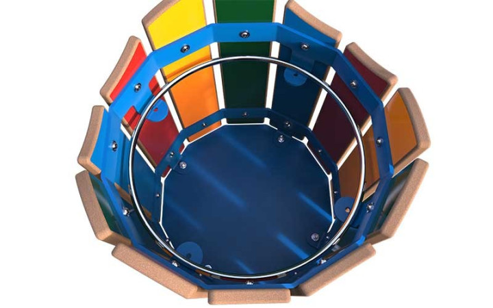 PETITE POUBELLE EXTÉRIEURE RONDE SUR PIED 20 L
CORBEILLE EXTÉRIEURE EN ACIER ET BOIS COMPACT POUR ENFANT