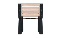 FAUTEUIL SENIOR MODERNE KIMI ACIER ET BOIS COMPACT
MOBILIER URBAIN PMR POUR EHPAD ET PARC