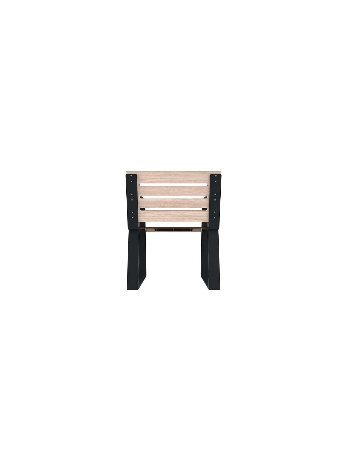 FAUTEUIL SENIOR MODERNE KIMI ACIER ET BOIS COMPACT
MOBILIER URBAIN PMR POUR EHPAD ET PARC