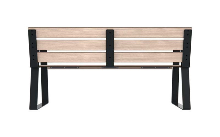BANC PUBLIC 2 PLACES KIMI PMR ACIER ET COMPACT
BANC MODERNE MOBILIER URBAIN POUR SENIOR