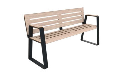 BANC PUBLIC 2 PLACES KIMI PMR ACIER ET COMPACT
BANC MODERNE MOBILIER URBAIN POUR SENIOR