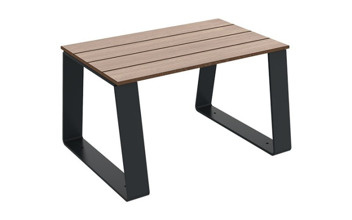 TABOURET EXTERIEUR INTERIEUR MARIANNE ACIER ET BOIS COMPACT MOBILIER DESIGN MODERNE POUR PROFESSIONNEL