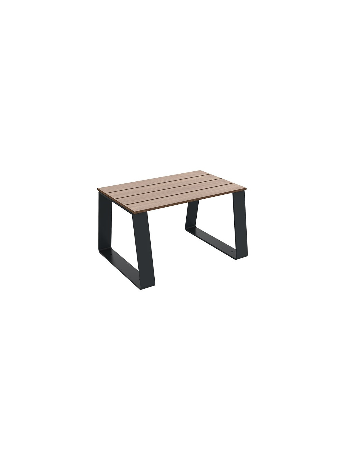 TABOURET EXTERIEUR INTERIEUR MARIANNE ACIER ET BOIS COMPACT MOBILIER DESIGN MODERNE POUR PROFESSIONNEL