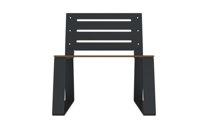 FAUTEUIL URBAIN MARIANNE ACIER ET BOIS COMPACT
MOBILIER URBAIN FABRIQUÉ EN FRANCE POUR ESPACE PUBLIC EXTÉRIEUR