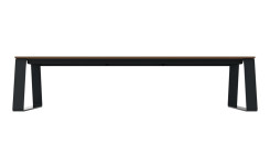 BANQUETTE MODERNE MARIANNE FRANCAIS ACIER ET BOIS COMPACT
BANC PUBLIC EXTÉRIEUR POUR COLLECTIVITÉ ET PAYSAGISTE