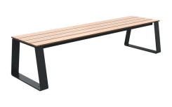 BANQUETTE MODERNE MARIANNE FRANCAIS ACIER ET BOIS COMPACT
BANC PUBLIC EXTÉRIEUR POUR COLLECTIVITÉ ET PAYSAGISTE