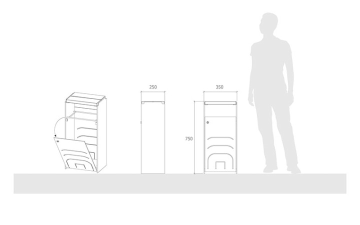 CORBEILLE ADAPT MICROCUBO