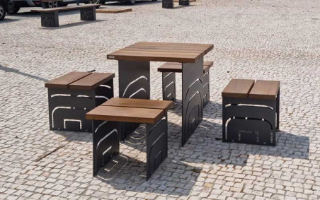 BANC TABOURET ADAPT MICROCUBO