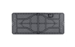 LOT DE 3 TABLES POLYETHYLENE PLIANTE VALISE 1830 X 752 MM