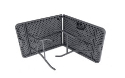 LOT DE 3 TABLES POLYETHYLENE PLIANTE VALISE 1830 X 752 MM