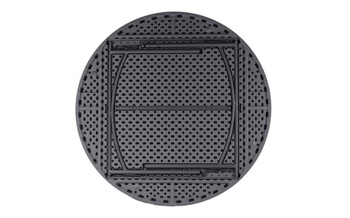 LOT DE 3 TABLES RONDES POLYETHYLENE Ø 1500 MM