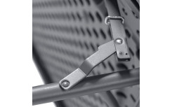 LOT DE 3 TABLES RONDES POLYETHYLENE Ø 1800 MM