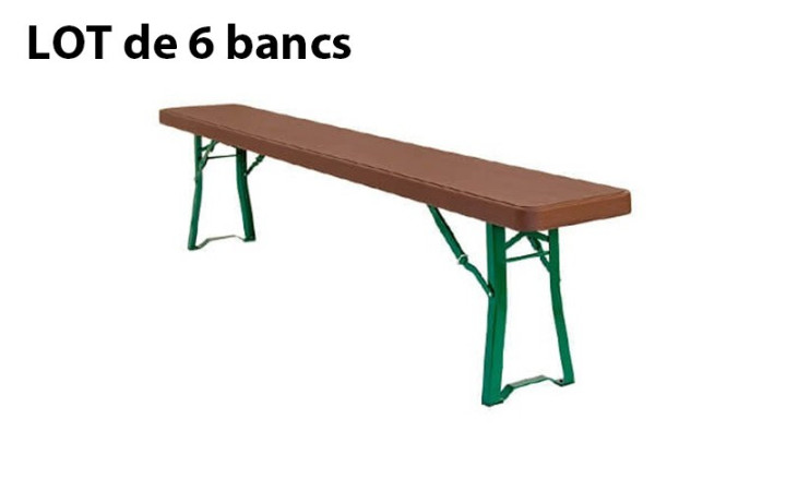 LOT 6 BANCS BRASSERIE FRANCFORT